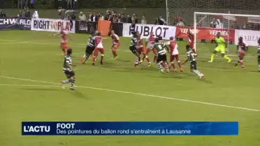 Des pointures européennes du foot s&#039;entraînent à Lausanne