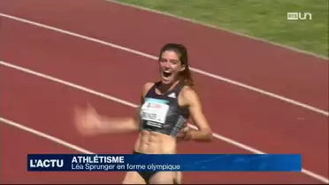 Lea Sprunger en forme olympique!