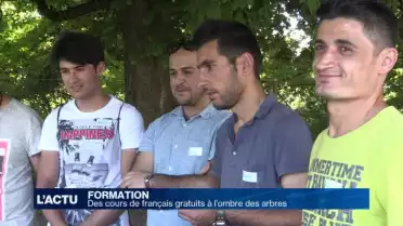 Des cours de français à l&#039;ombre des arbres