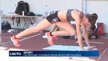 Lea Sprunger à quelques heures de son défi olympique