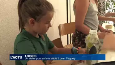 Un atelier pour enfants dédié à Jean Tinguely