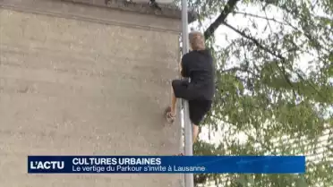 Le parkour fait son show pour le Sévelin urban festival