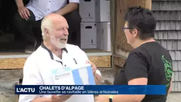 Une buvette se ravitaille en bière artisanale