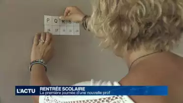 La première rentrée scolaire d&#039;une enseignante