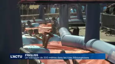 Un toboggan de 300 mètres installé en ville de Fribourg