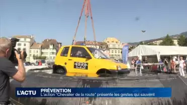 &quot;Chevalier de la route&quot; présente les gestes qui sauvent