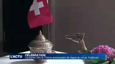 Lausanne célèbre le règne du roi de Thaïlande
