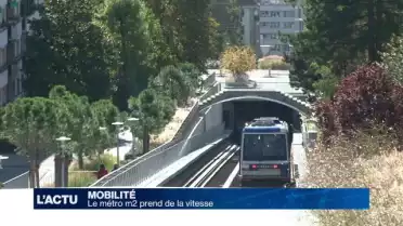 Le métro m2 passe la vitesse supérieure