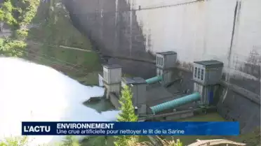 Une crue artificielle pour nettoyer le lit de la Sarine