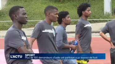 120 demandeurs d'asile participent à un tournoi de foot
