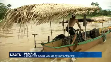 Il parcourt 7&#039;500 km sur le fleuve Amazone
