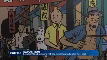 Hergé s'invite au MUDAC à Lausanne