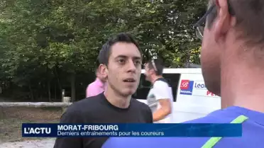 Les coureurs de Morat-Fribourg s'entraînent avec Andreas Kempf