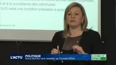 Nuria Gorrite veut rempiler au Conseil d&#039;Etat