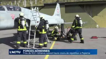 Près de 600 militaires en cours de répétition à Payerne