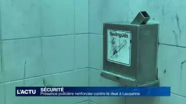 Lausanne renforce la présence policière contre les dealers
