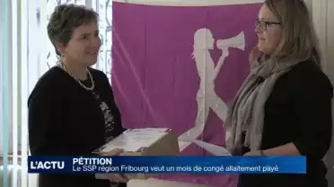 Une pétition pour un congé allaitement à Fribourg