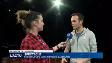 Fabien Olicard vous mentalise à Lausanne