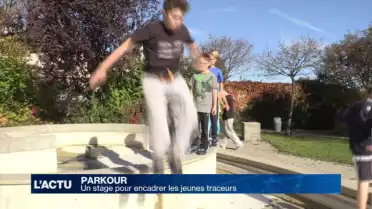 Un stage pour initier les jeunes traceurs à l&#039;art du Parkour