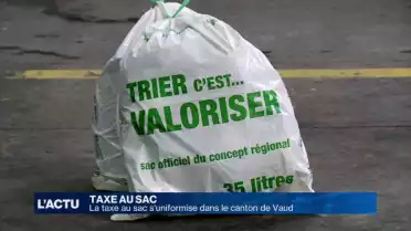 Le sac taxé vaudois s&#039;uniformise et baisse de prix