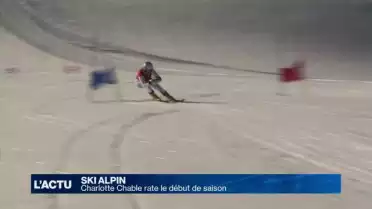 Charlotte Chable va rater le début de saison