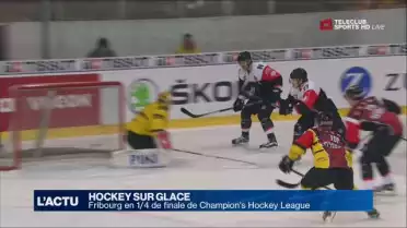 Fribourg en 1/4 de finale de Champion's Hockey League