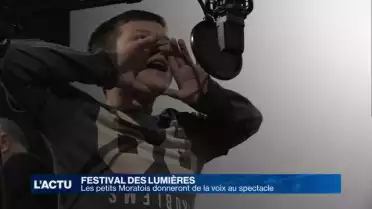 Les Moratois prêtent leur voix au Festival des Lumières