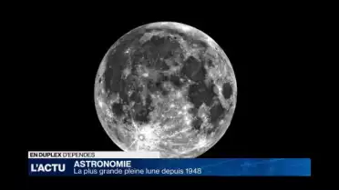 La plus grande pleine lune depuis 1948