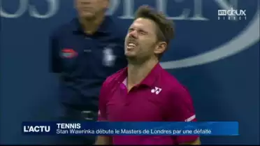 Stan Wawrinka débute le Masters de Londres par une défaite