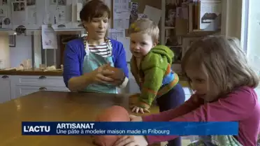 Une pâte à modeler maison made in Fribourg