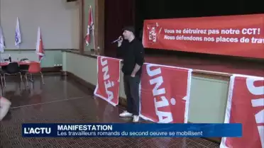 Les travailleurs romands du second oeuvre se mobilisent