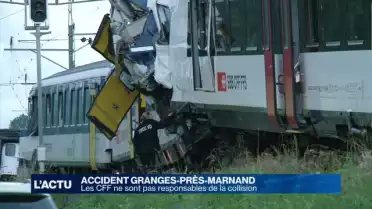 Les CFF blanchis dans l&#039;accident de Granges-Marnand
