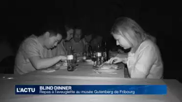 Un repas dégusté à l&#039;aveuglette