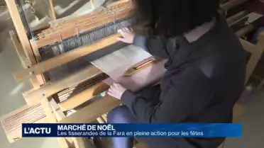 Elles tissent leur marché de Noël du bout des doigts