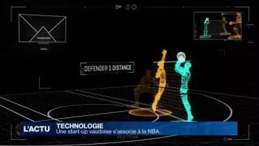 Une start-up vaudoise s&#039;associe avec la NBA