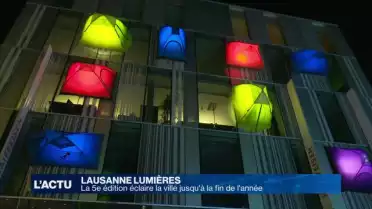 La 5e édition de Lausanne Lumières éclaire la ville