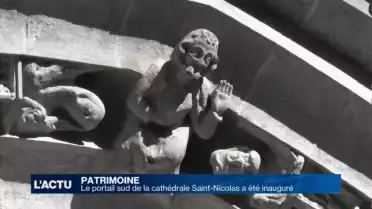 Inauguration du portail sud de la cathédrale St-Nicolas