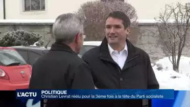 Christian Levrat réélu à la tête du Parti socialiste suisse