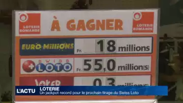 Un jackpot record pour le prochain tirage du Swiss Loto