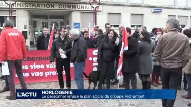 Le personnel refuse l&#039;offre de plan social de Richemont