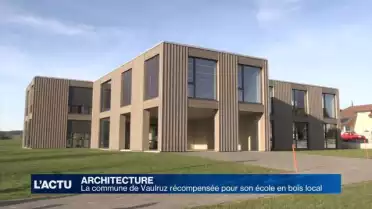Vaulruz récompensé pour son école en bois local