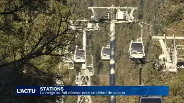 La neige se fait désirer pour ce début de saison