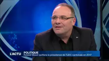 Le président de l&#039;UDC cantonale quittera sa fonction en 2017