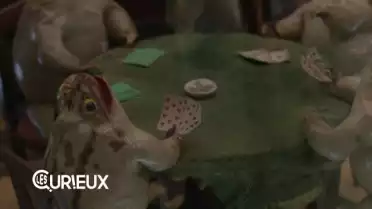 La société staviacoise représentée par des batraciens