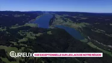 Vue exceptionnelle sur les lacs de notre région