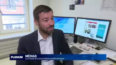 Le travail d&#039;un journaliste parlementaire