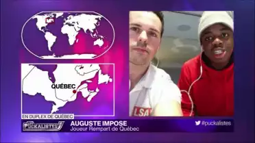 Auguste Impose joue les guides pour les &quot;pee-wee&quot;