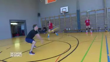 Loïc a testé le volleyball avec l&#039;équipe nationale -18 ans