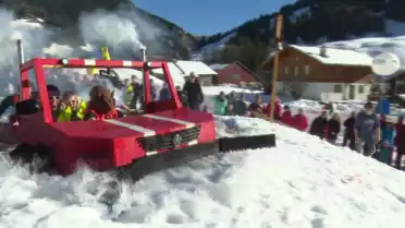 Waterslide et Jumpcontest à Jaun