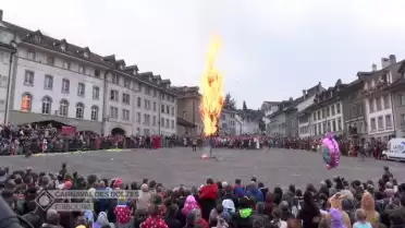 Carnaval des Bolzes 2017 - Mise à mort du Rababou